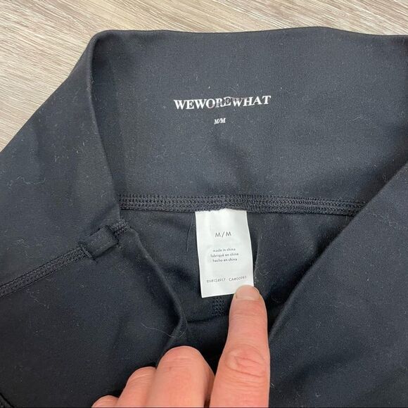 WeWoreWhat Bike Short in Black Slim Fit Sporty Shorts Summer - Picture 7 of 11